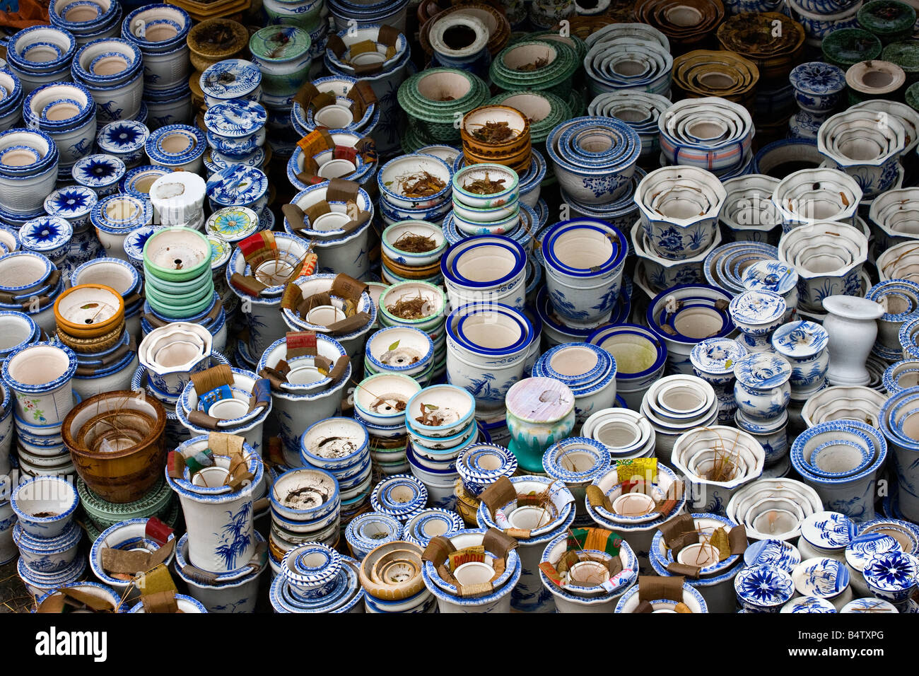 Ceramic and pottery on display at a factory Stock Photo - Alamy