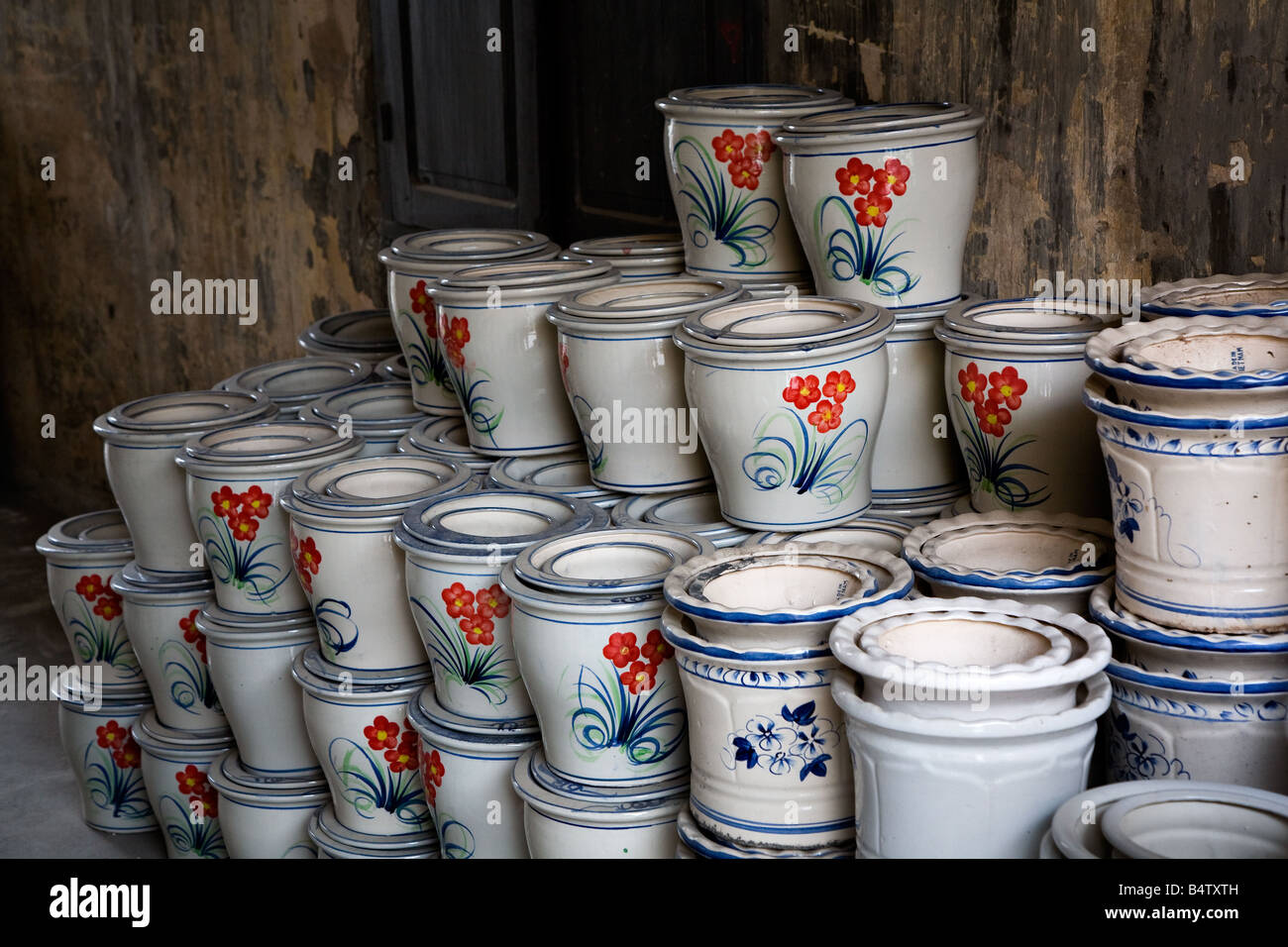 Ceramic and pottery on display at a factory Stock Photo - Alamy