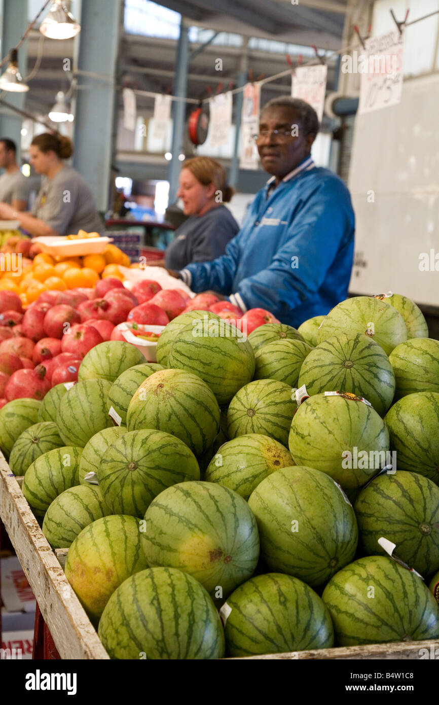 Detroit Michigan Produce on sale at Eastern Market the city s main