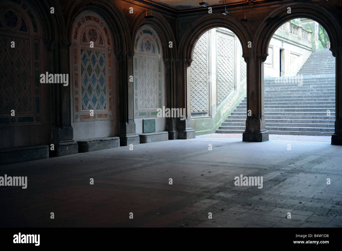 New York City At Bethesda Terrace Underpass In Central Park. Stock Photo,  Picture and Royalty Free Image. Image 25848938.