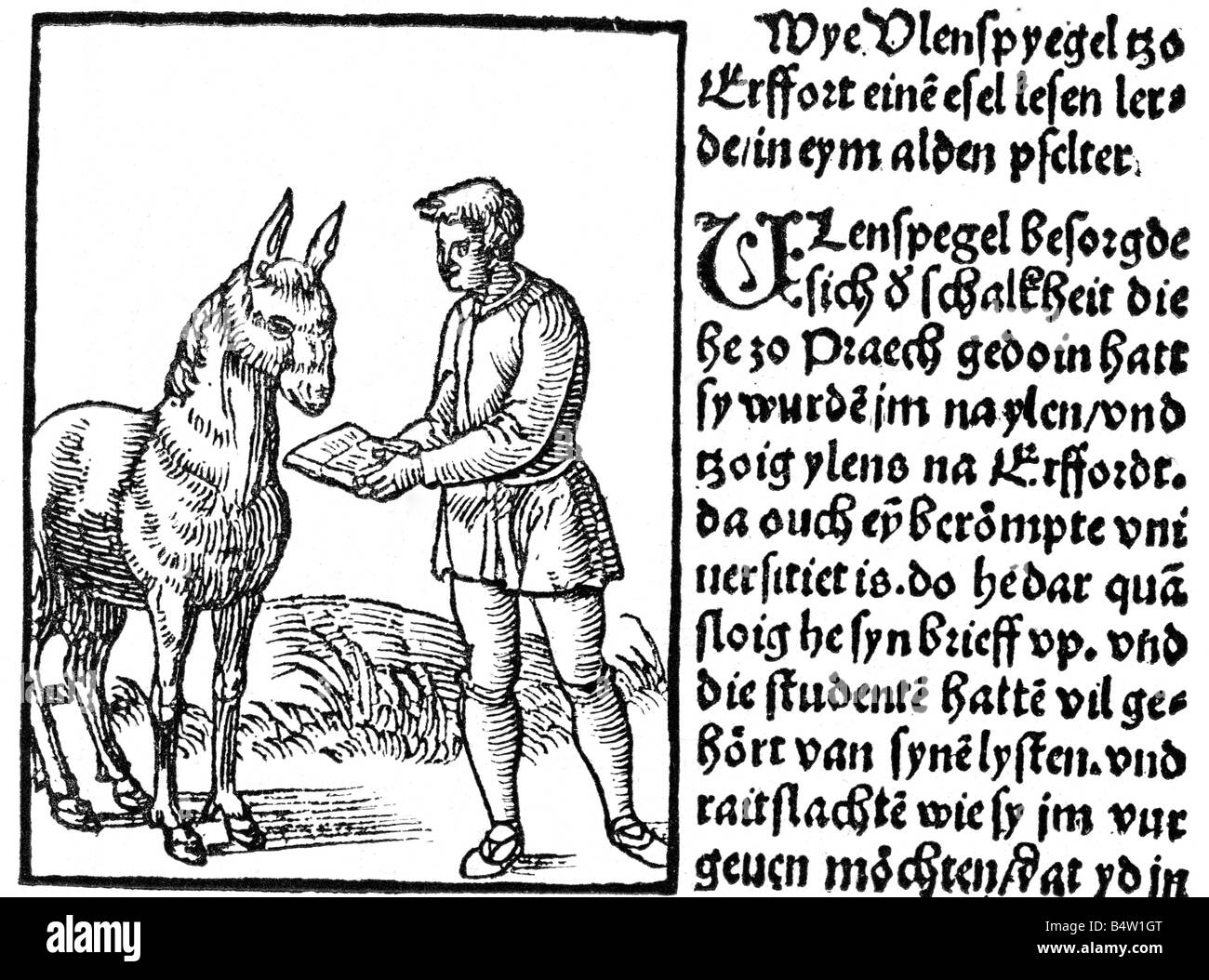 Eulenspiegel Till 1300 1350 German Joker Full Length -