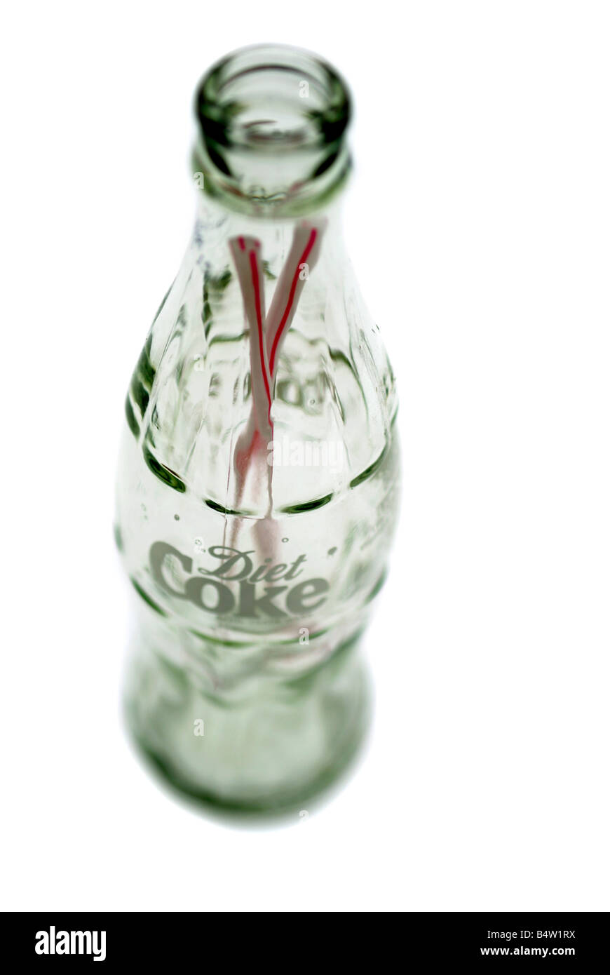 Empty CocaCola Bottle Stock Photo Alamy