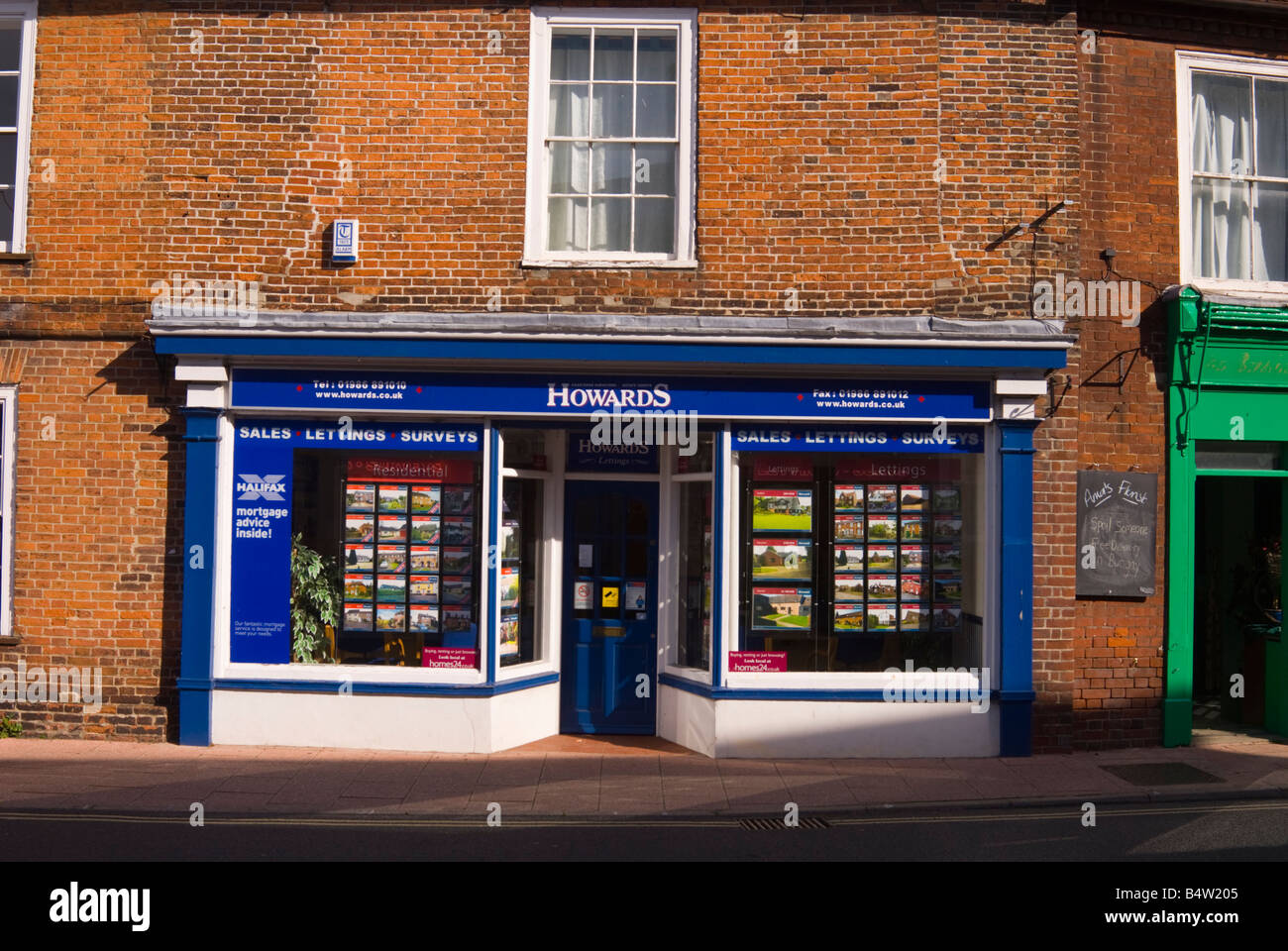Howards Estate Agents in Bungay,Suffolk,Uk Stock Photo Alamy