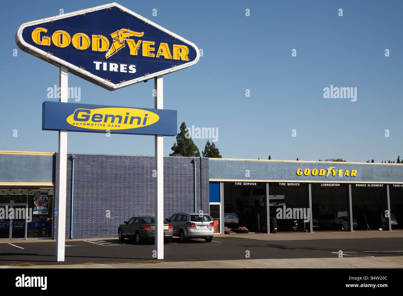 Goodyear Tire store in San Jose California USA Stock Photo