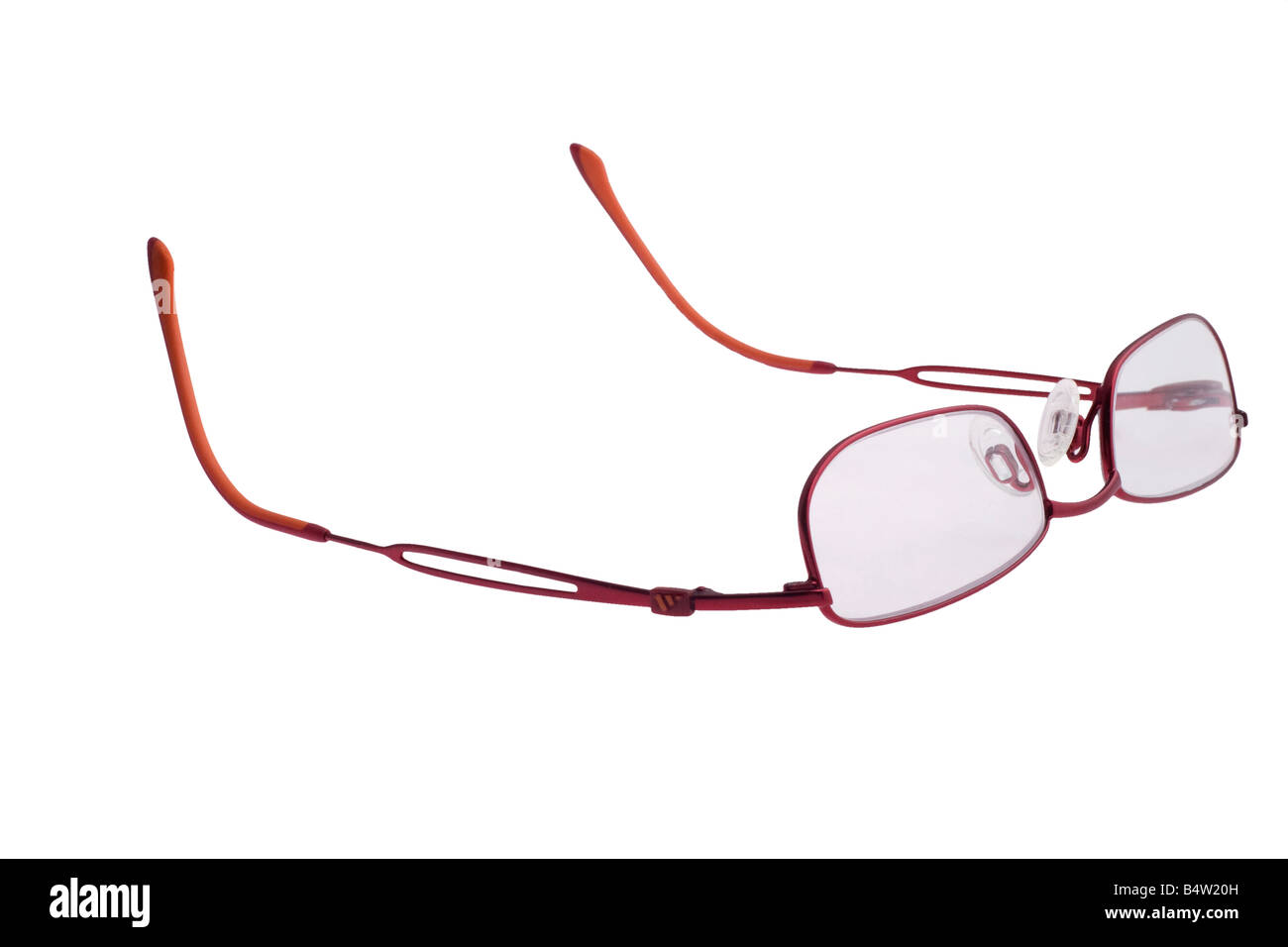 prescription reading glasses isolated on white background Stock Photo