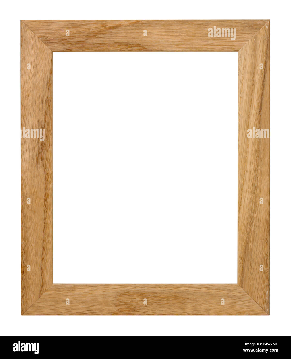 WOOD PICTURE FRAME Stock Photo