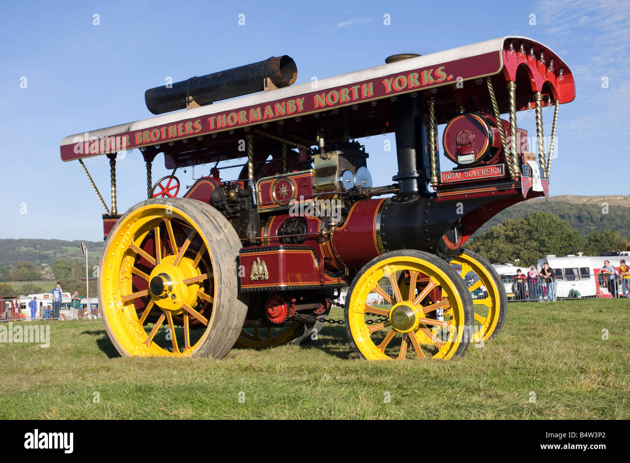 Fowler Showmans tractor Steam Engine Rally Royal Sovereign Cheltenham