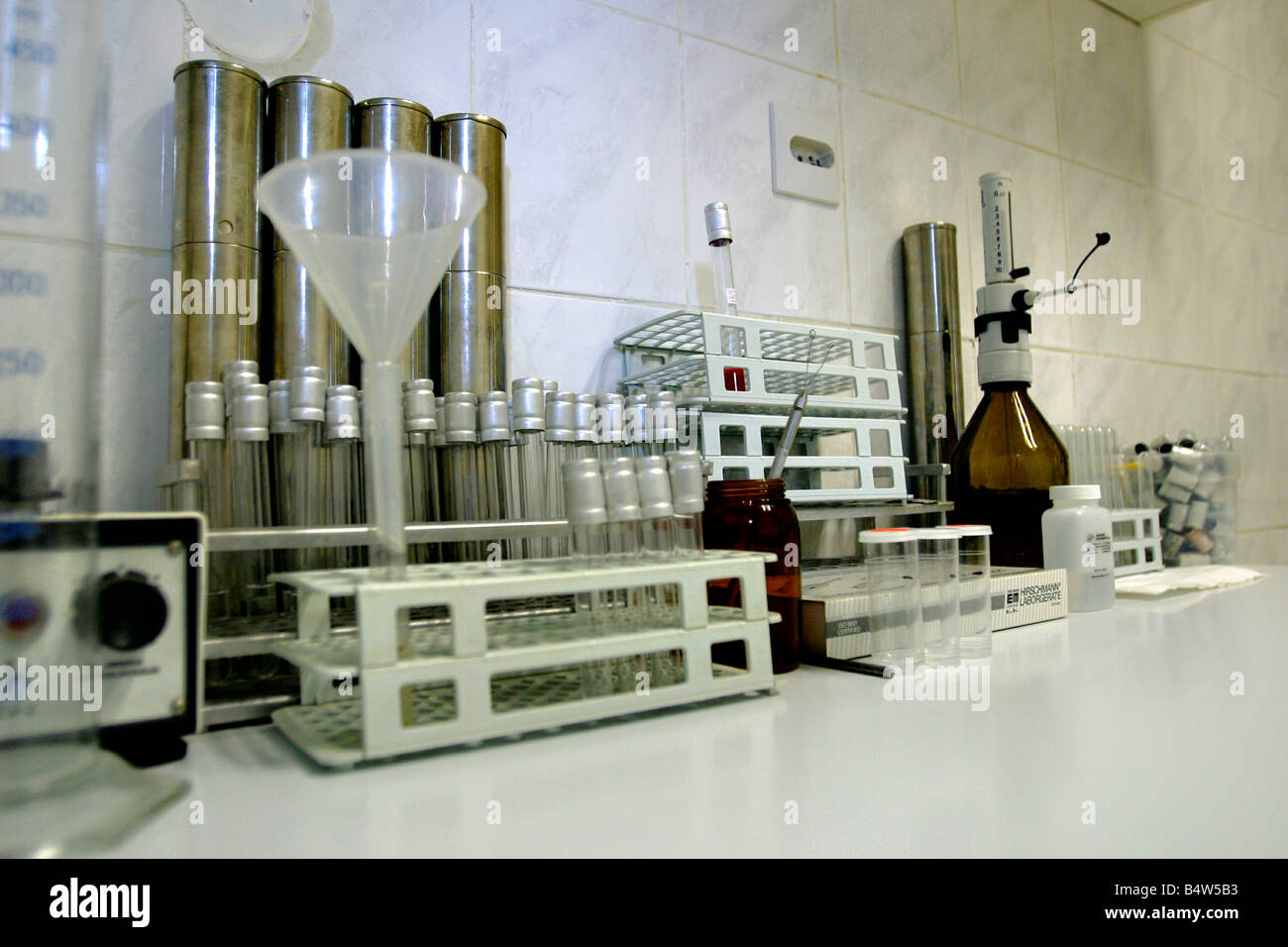 laboratory equipment for testing products Stock Photo Alamy