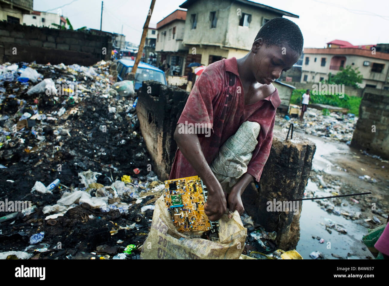 Electronic waste in Lagos, Nigeria Stock Photo Alamy