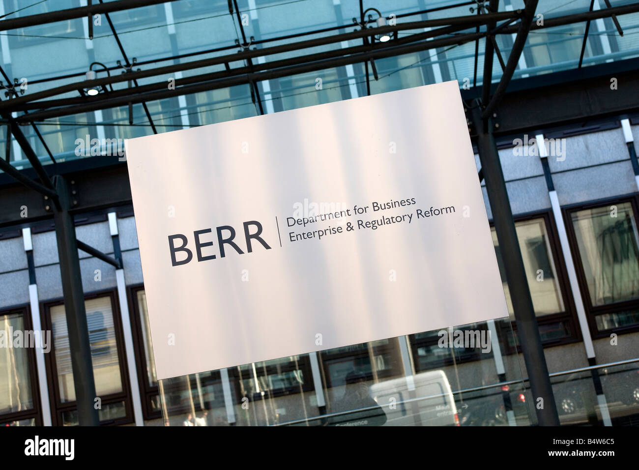 BERR Department for Business Enterprise and Regulatory Reform London Stock Photo