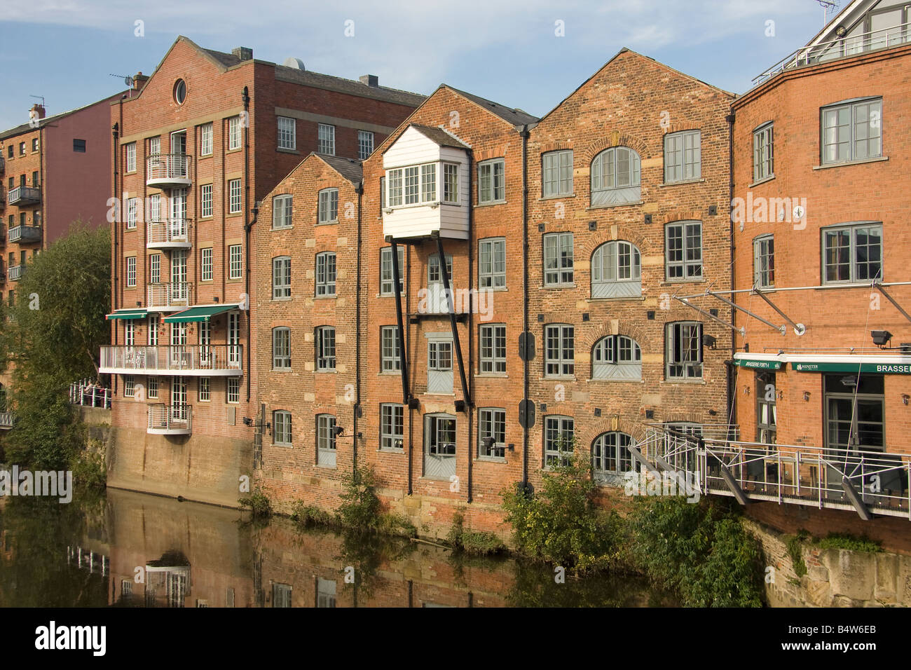 Waterfront apartments Leeds Yorkshire UK Stock Photo Alamy