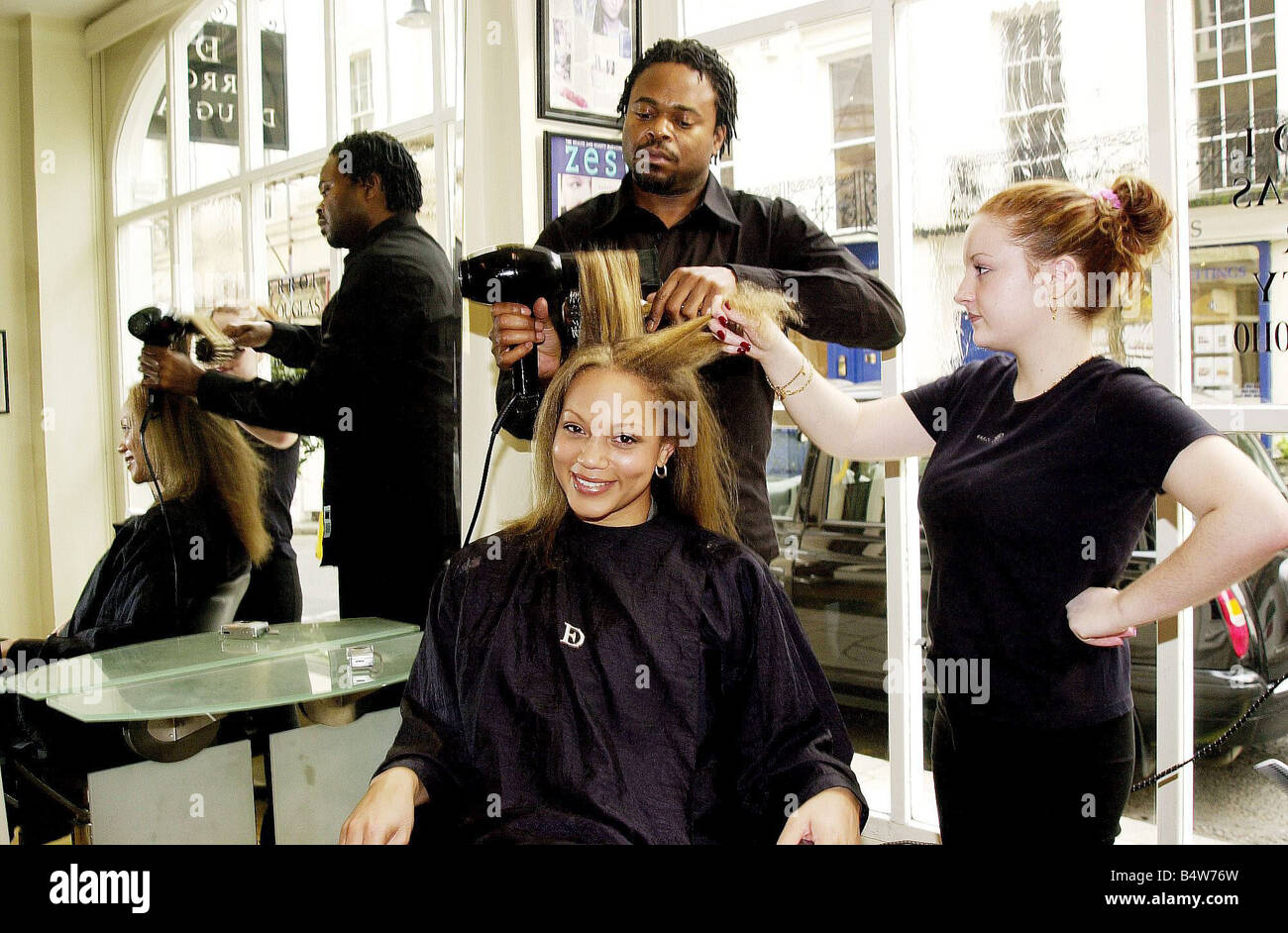 Angela Griffin March 2002 Actress In Beauty Saloon Her Next Role