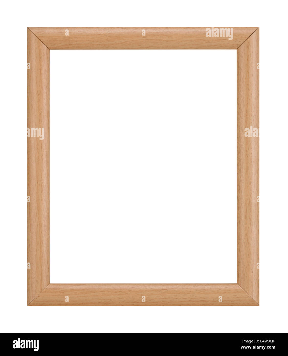 WOOD PICTURE FRAME Stock Photo