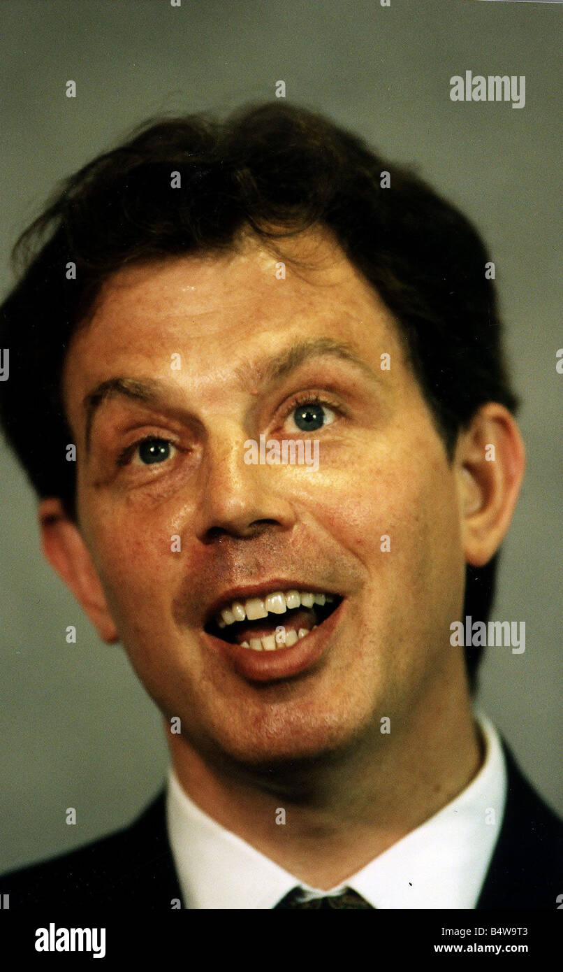 Labour party leader tony blair hi-res stock photography and images - Alamy