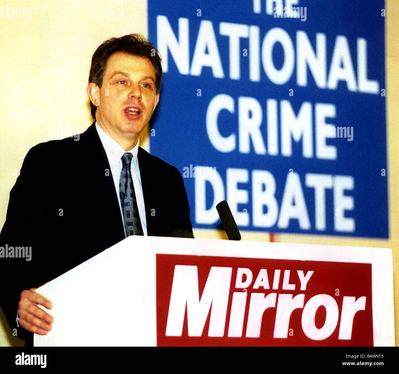 Tony Blair MP Labour leader of the opposition Stock Photo - Alamy