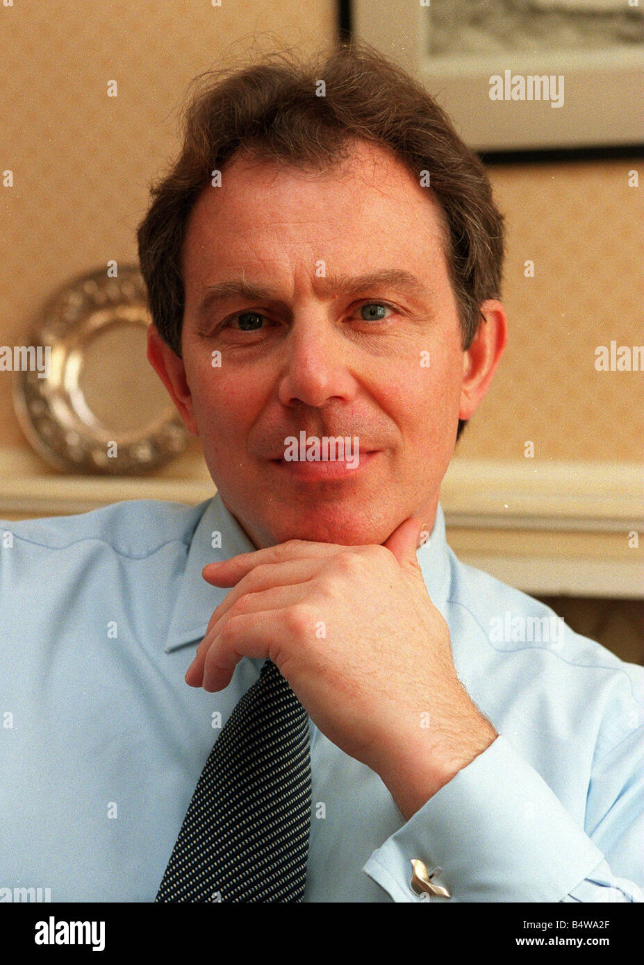 Tony Blair MP Labour Leader Stock Photo - Alamy