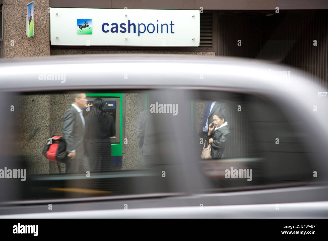 Lloyds bank cash machines Stock Photo Alamy