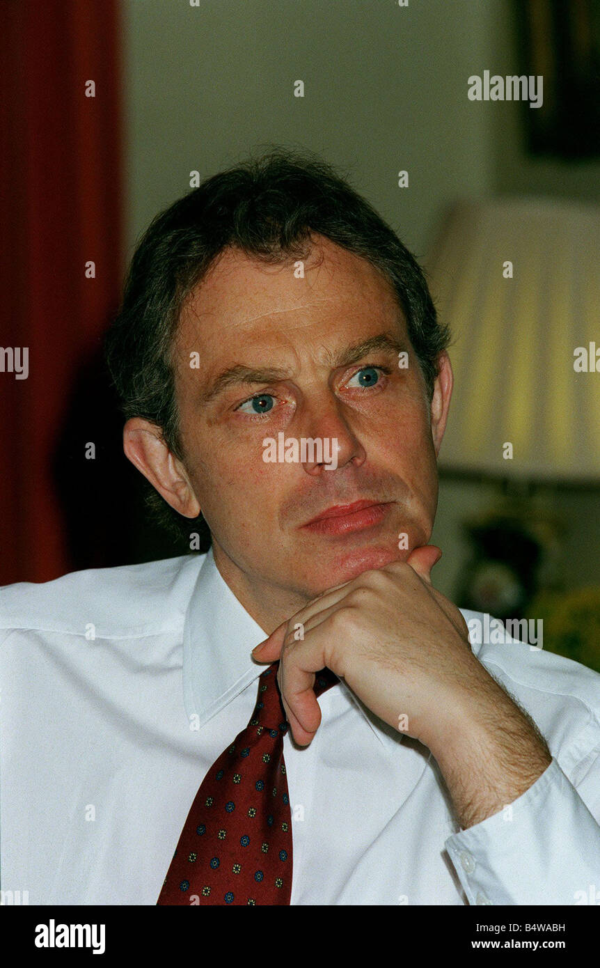 Tony Blair Prime Minister April 98 Stock Photo