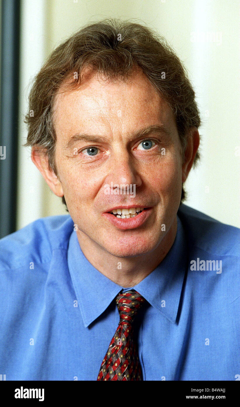 Tony Blair Prime Minister January 99 Stock Photo