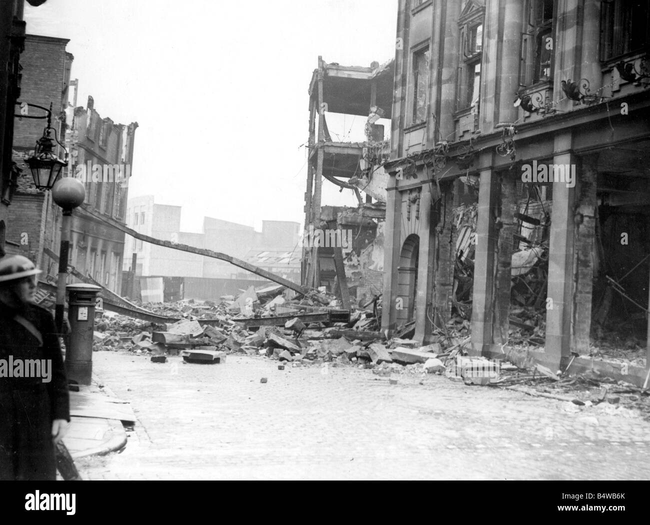 Smithford Street, Coventry, after the blitz. November 1940 Stock Photo ...