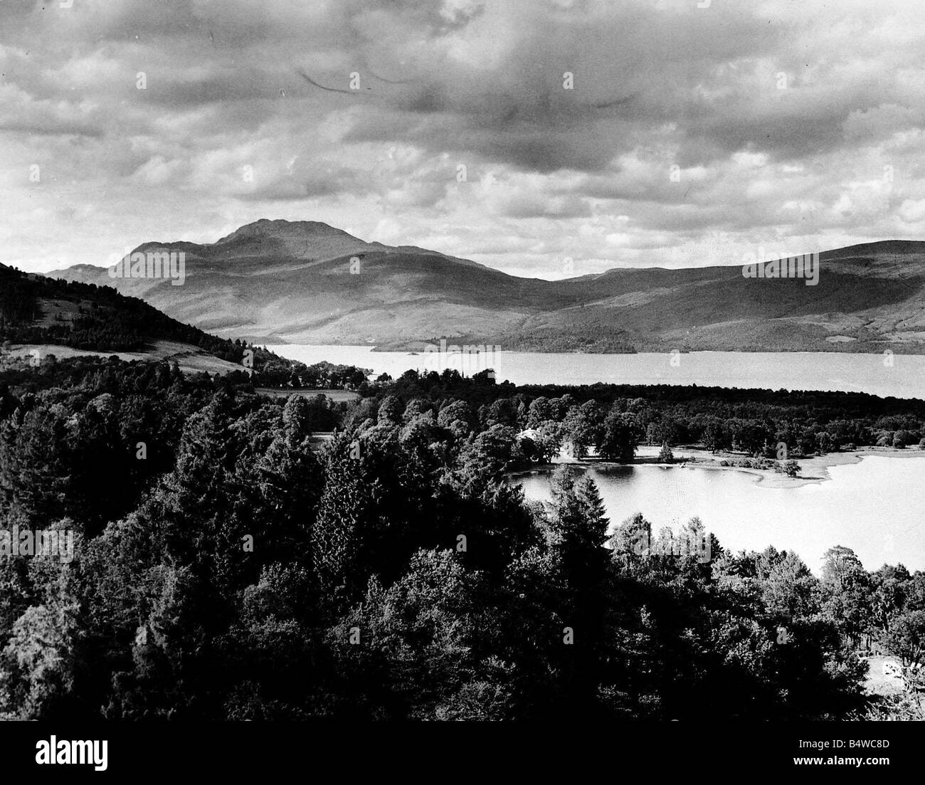 Views A view of Ben Lomond from Aldochlay Stock Photo Alamy