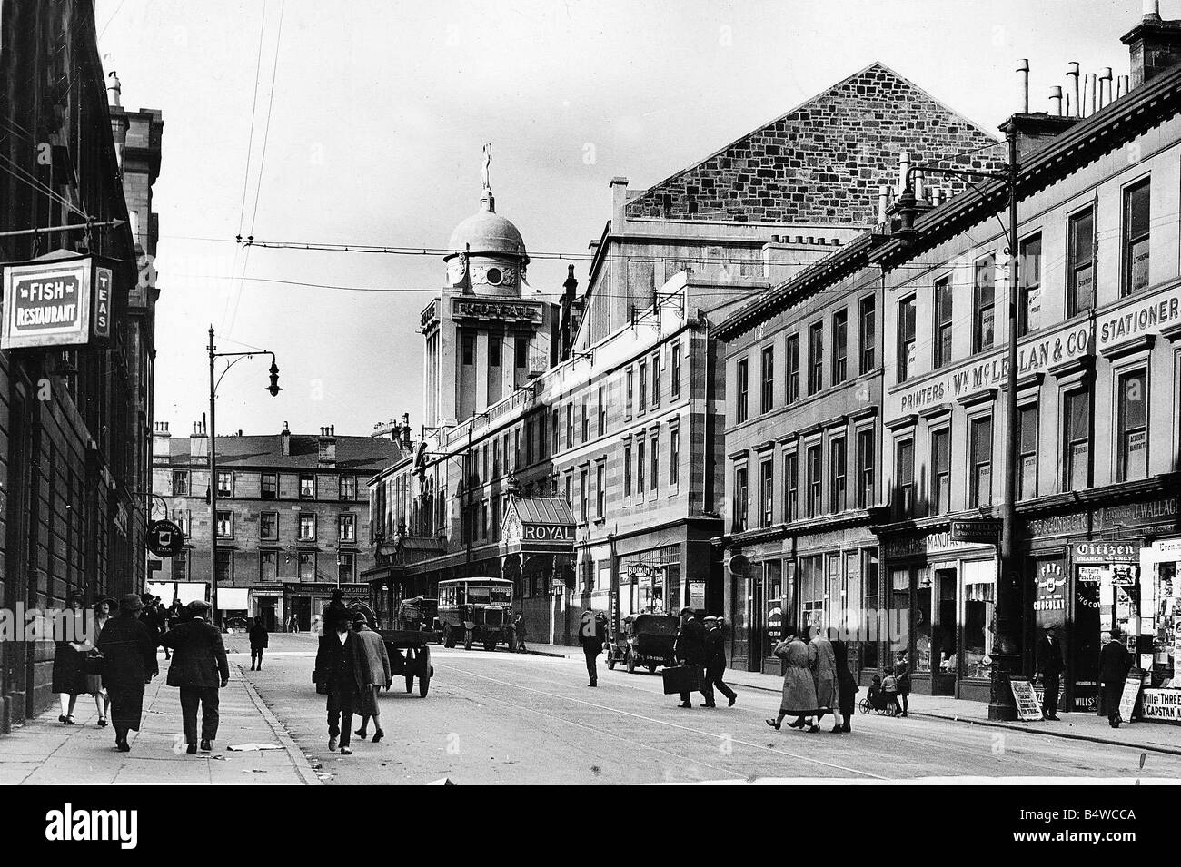 Hope street glasgow Black and White Stock Photos & Images Alamy