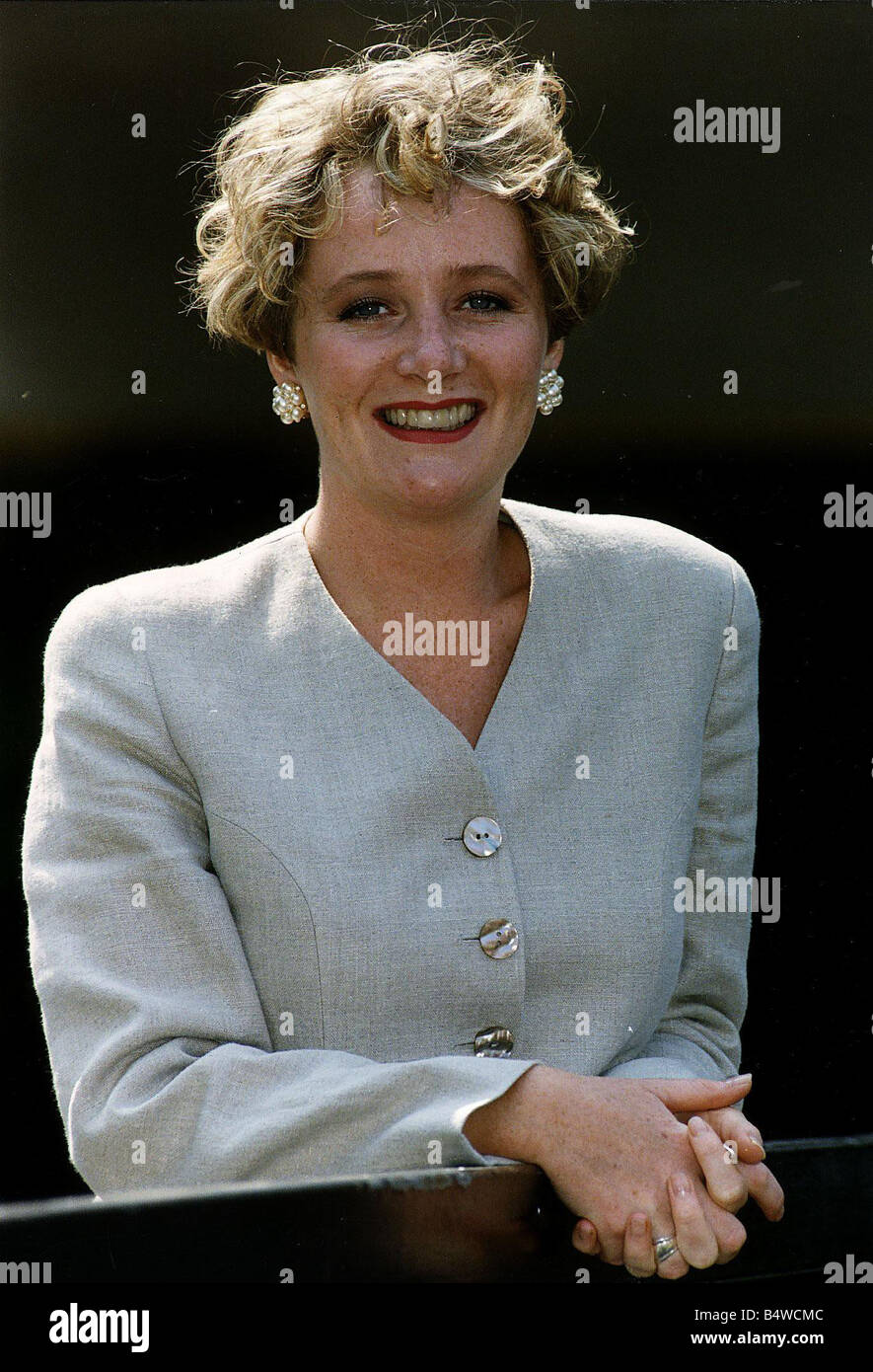 Michelle Holmes Actress Mirrorpix Stock Photo