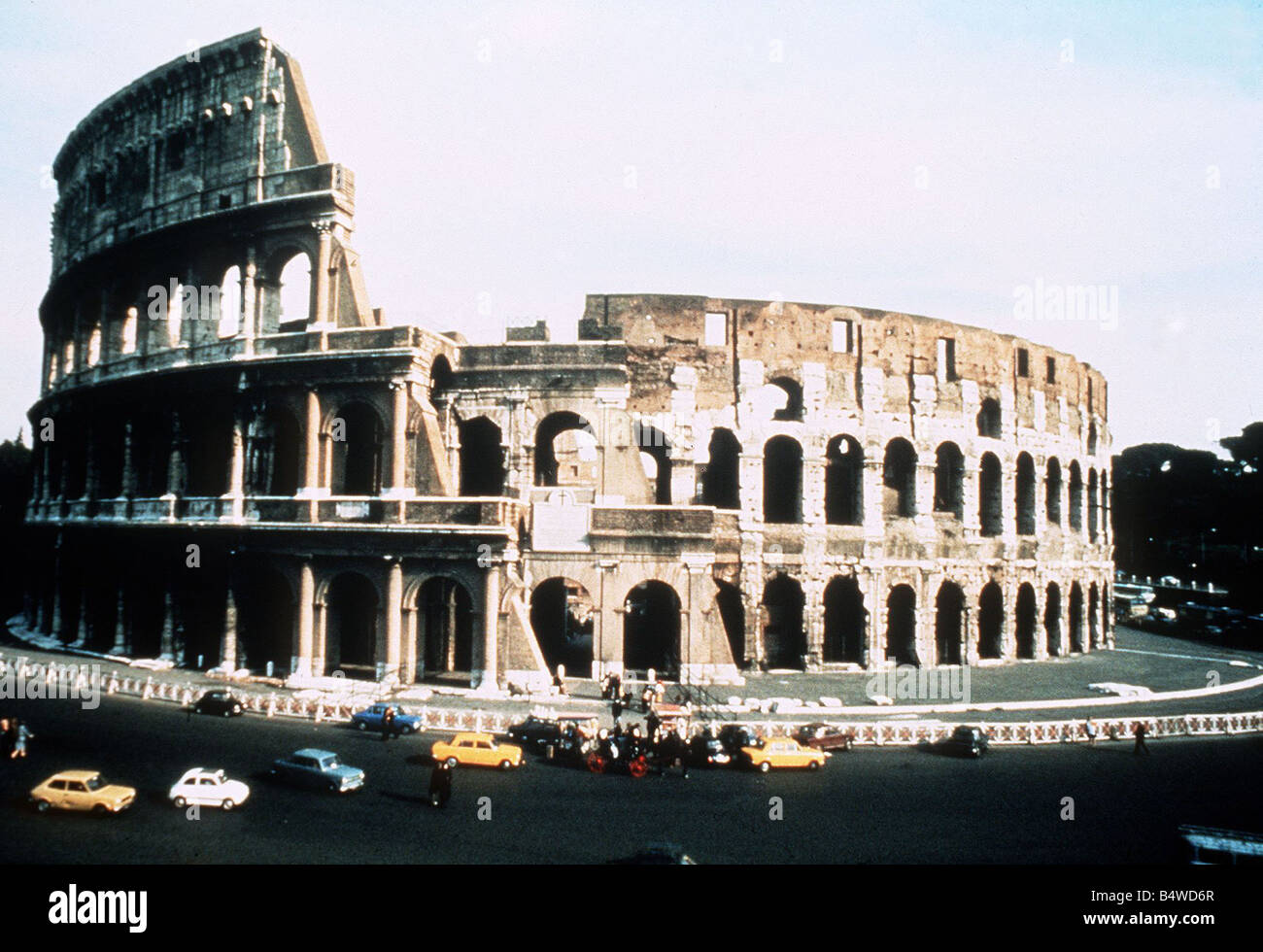 The Colosseum Rome Italy November 1994 Exterior Stock Photo