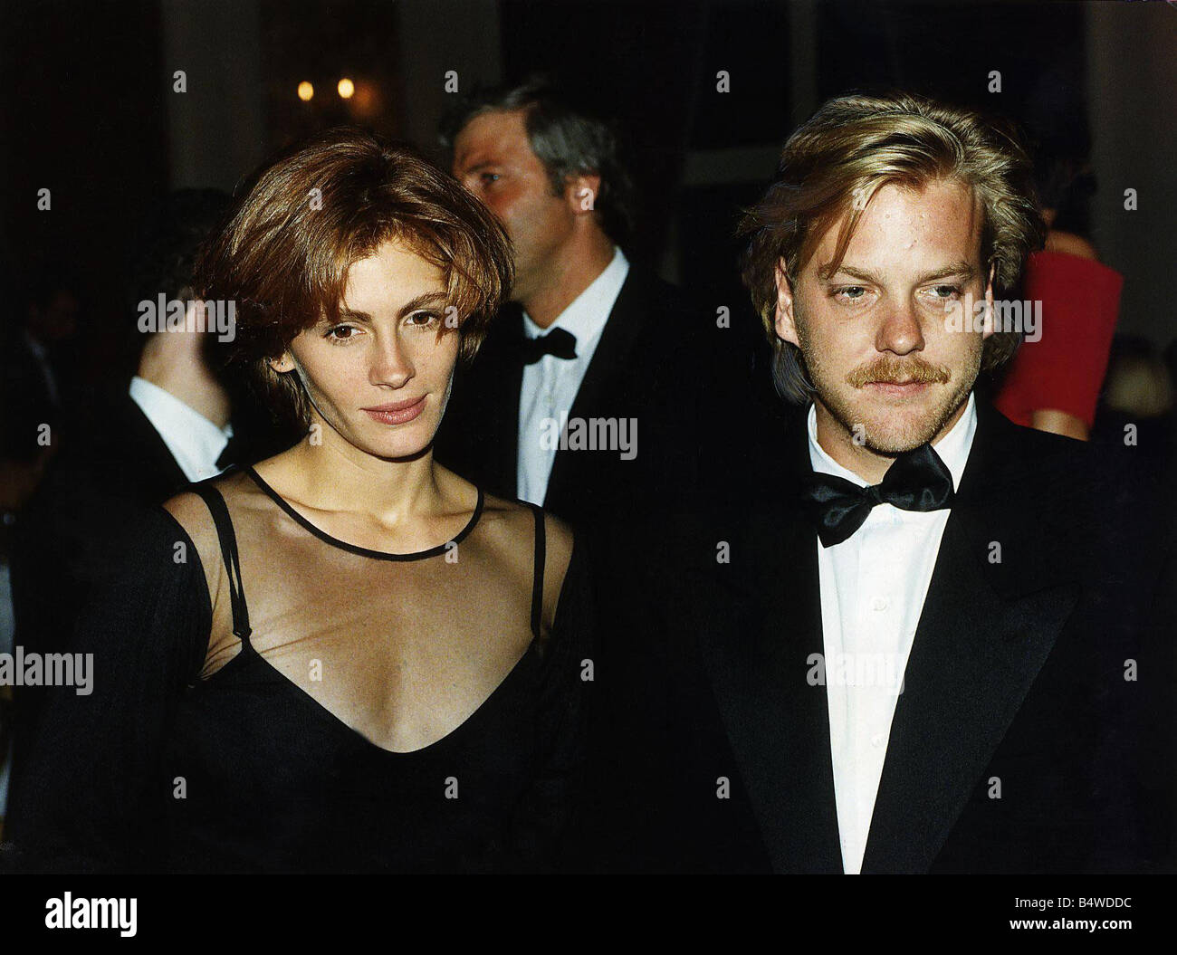 Kiefer Sutherland Actor with Actress Julia Roberts Stock Photo