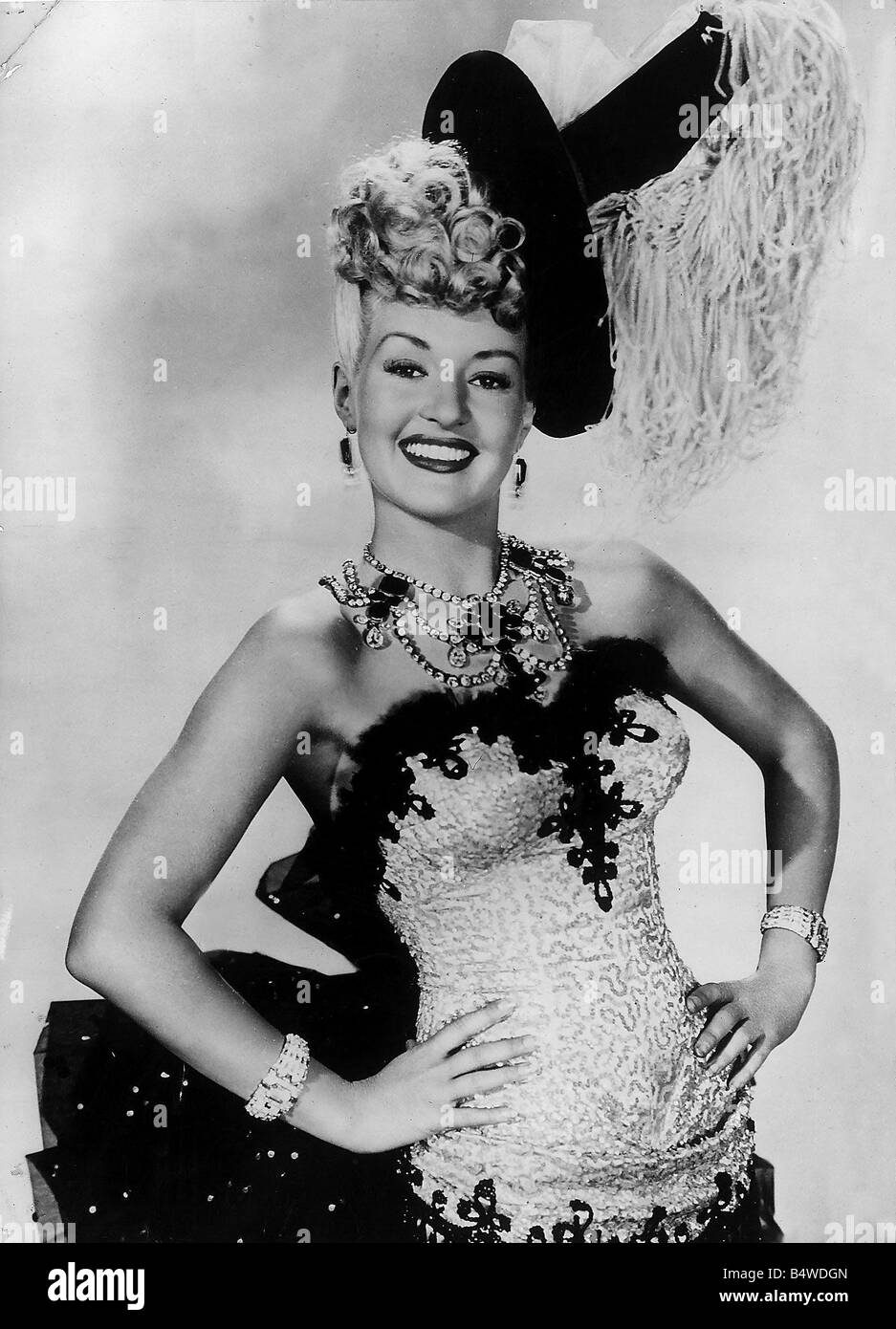 Betty Grable Actress Stock Photo