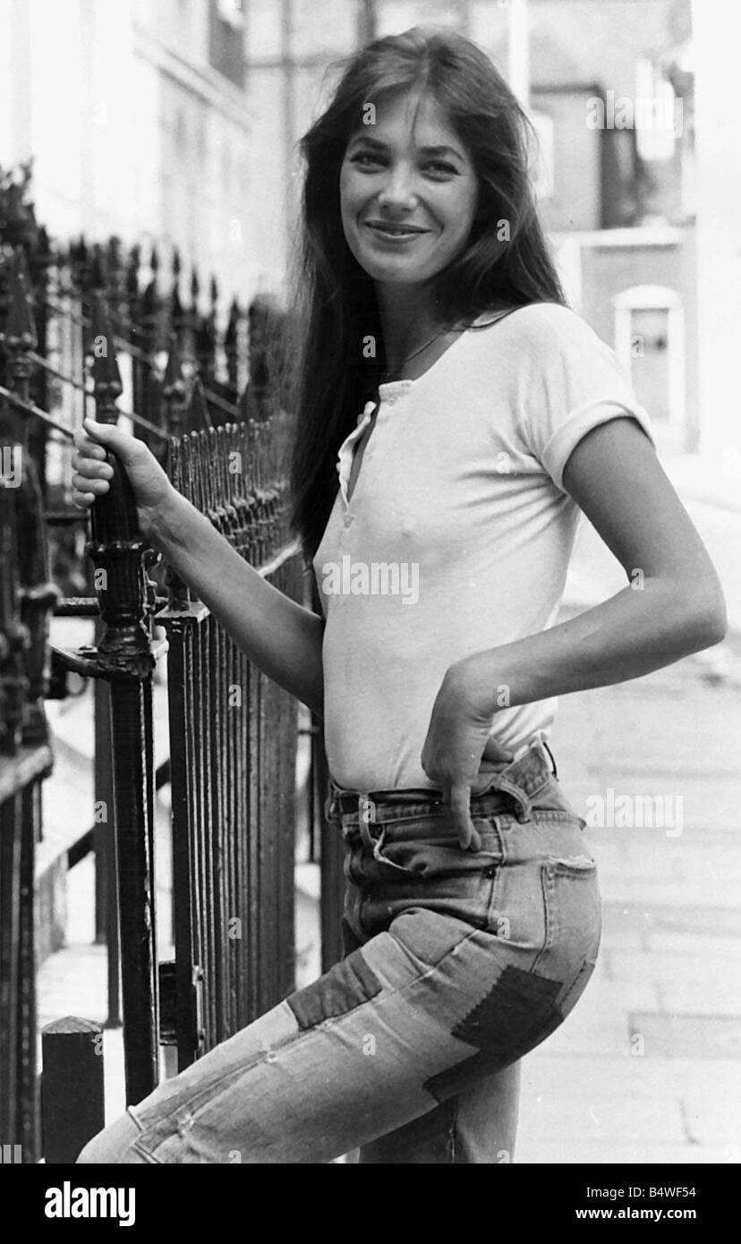 Jane birkin 1974 hi-res stock photography and images - Alamy