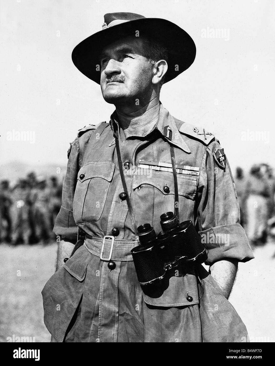 General Slim commander of the British Fourteenth Army in Burma in World War  2 1944 Stock Photo - Alamy