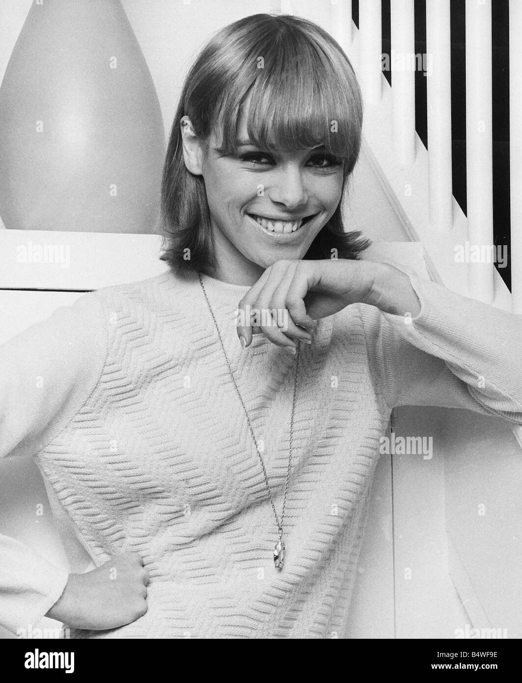 Anita Pallenberg German actress model 1965 Stock Photo