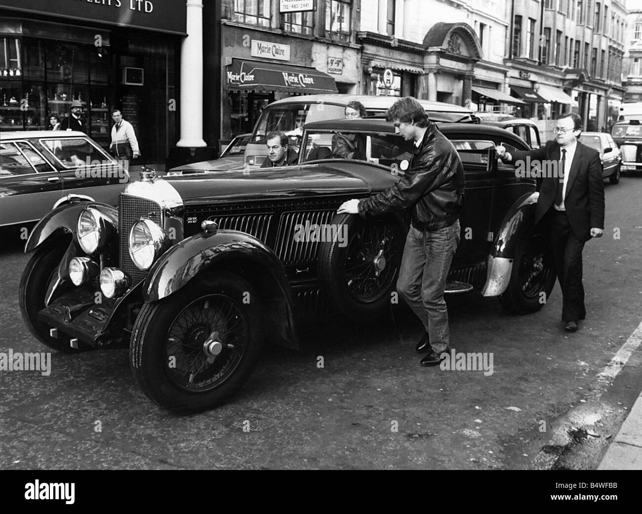 1930 Bently Silent Speed Six up for auction Sotheby s 1984 Stock Photo
