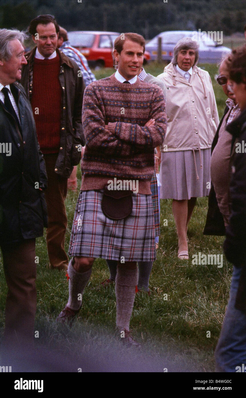 Prince edward kilt hi-res stock photography and images - Alamy