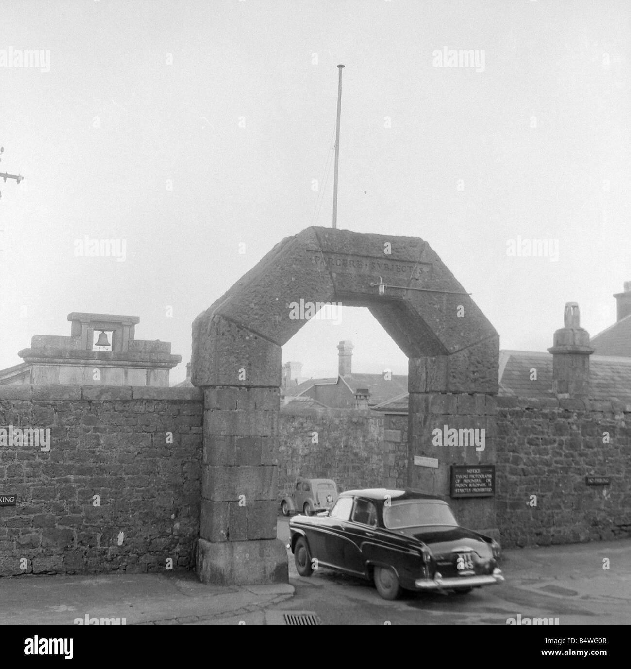 Convict Dennis Stafford is returned to Dartmoor Prison at Princetown following escape on January