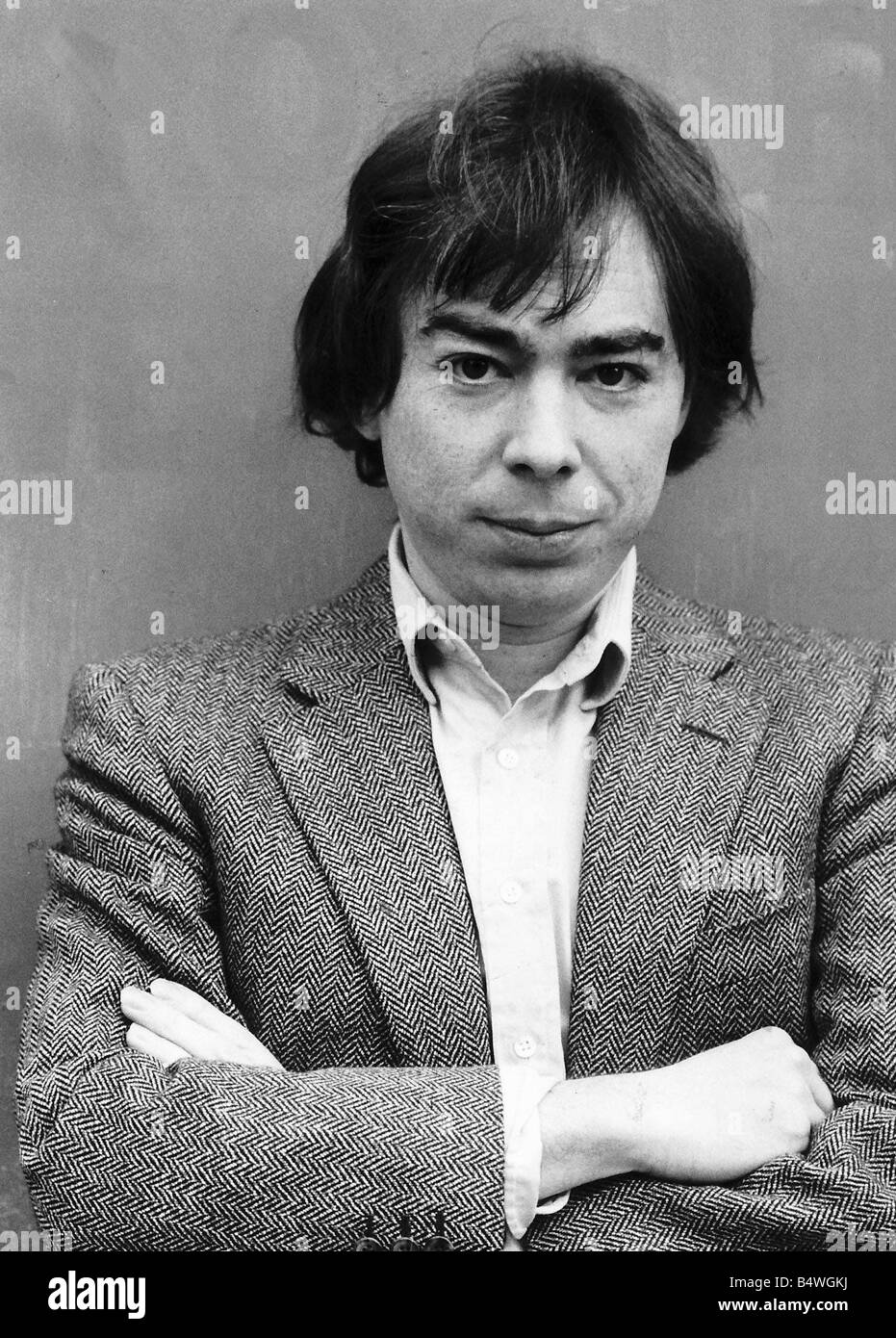 Andrew Lloyd Webber Composer February 1982 Stock Photo