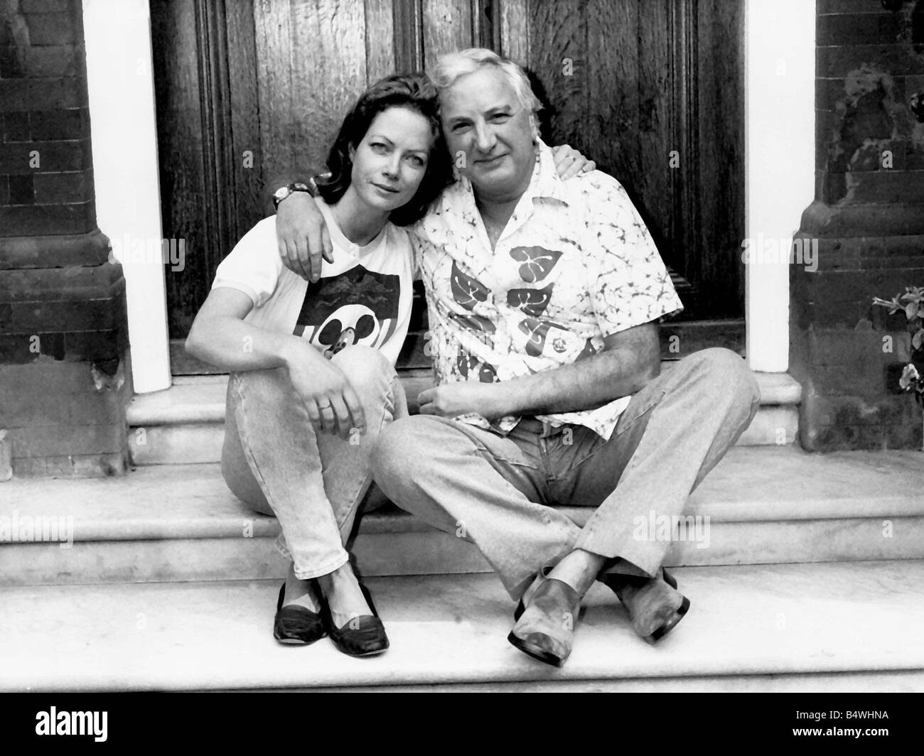 Jenny Seagrove Actress with Boyfriend Film Producer Michael Winner Mirrorpix Stock Photo