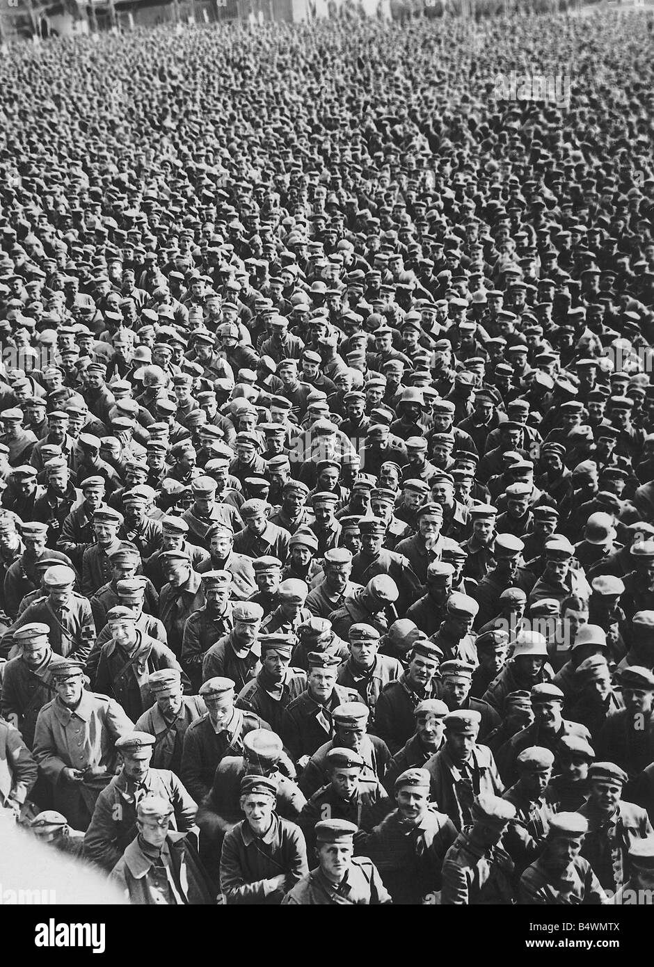 German War Prisoners World War I Stock Photo
