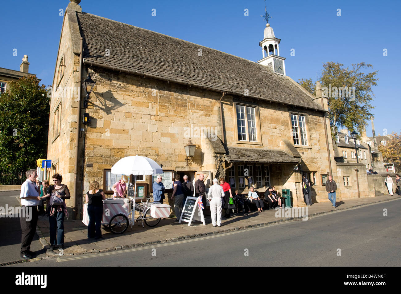 Old Town Hall Chipping Campden Cotswolds UK Stock Photo