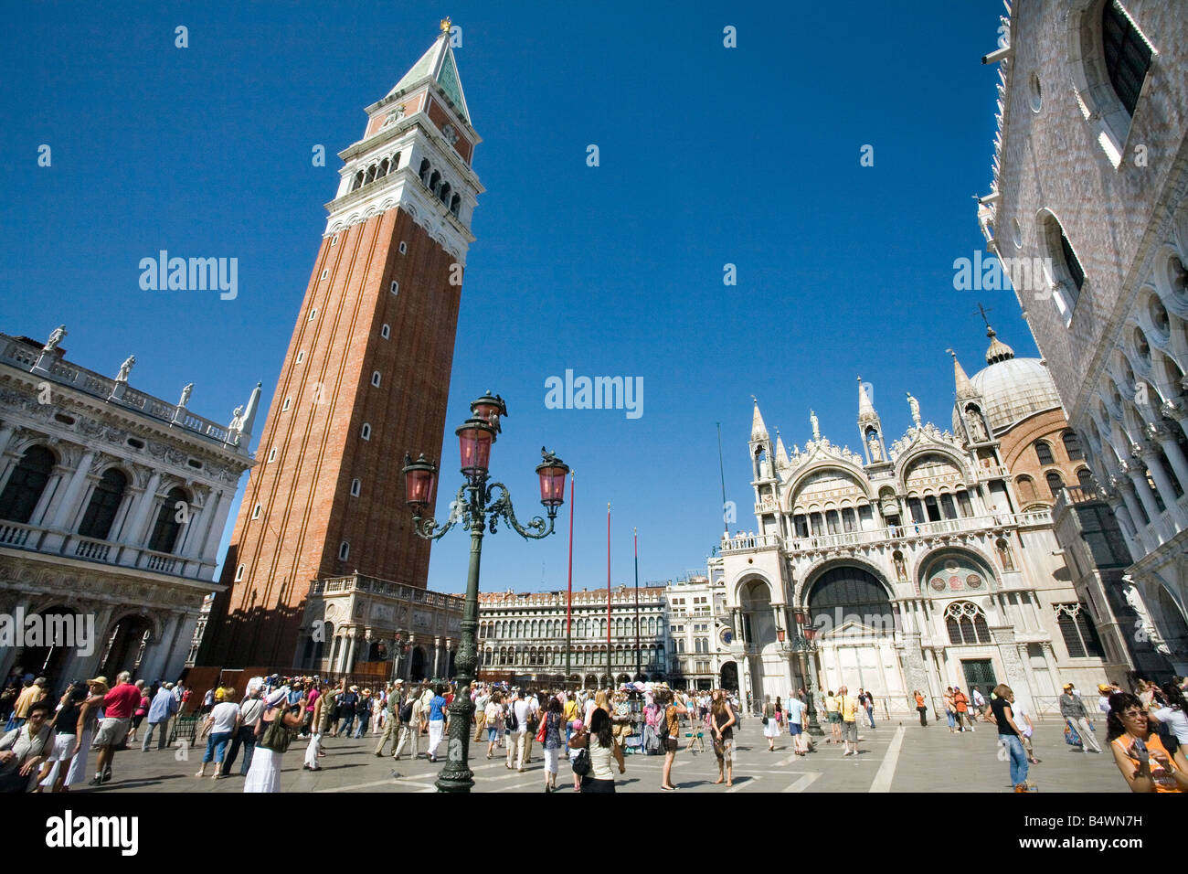 St Marks Piazza in Venice Stock Photo