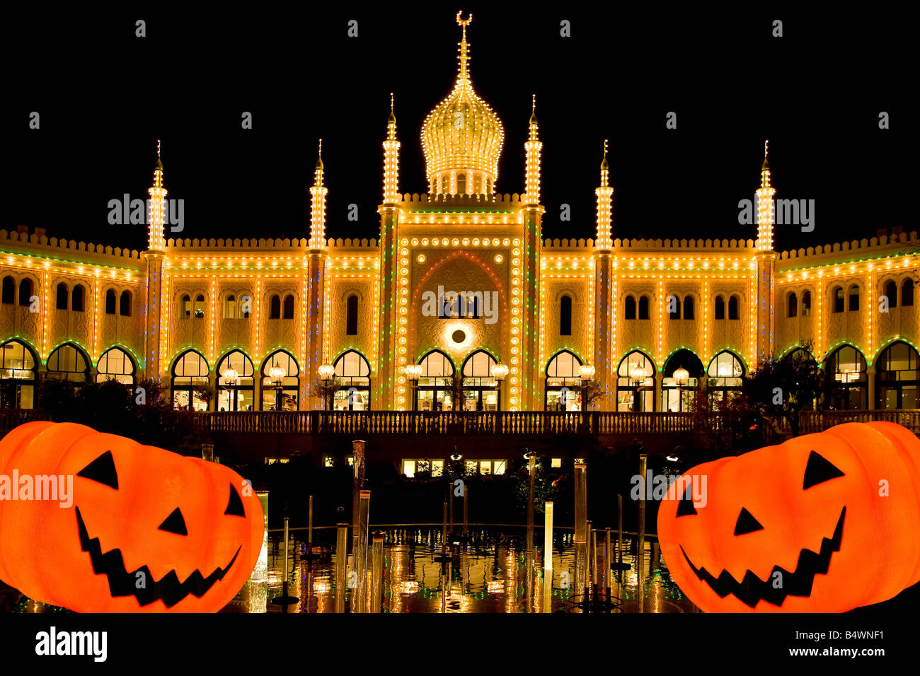 Halloween dressed Tivoli Copenhagen Stock Photo Alamy