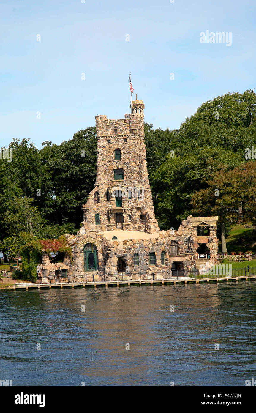 Play House of the Boldt Castle on Heart Island, Alexandria Bay, in the St.Lawrence River on Thousand Island,Ontario,Canada/USA Stock Photo
