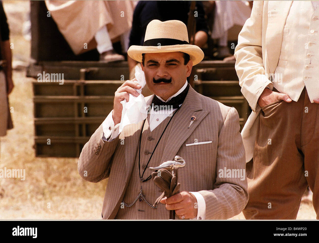 David Suchet Actor As Hercule Poirot Dbase Stock Photo