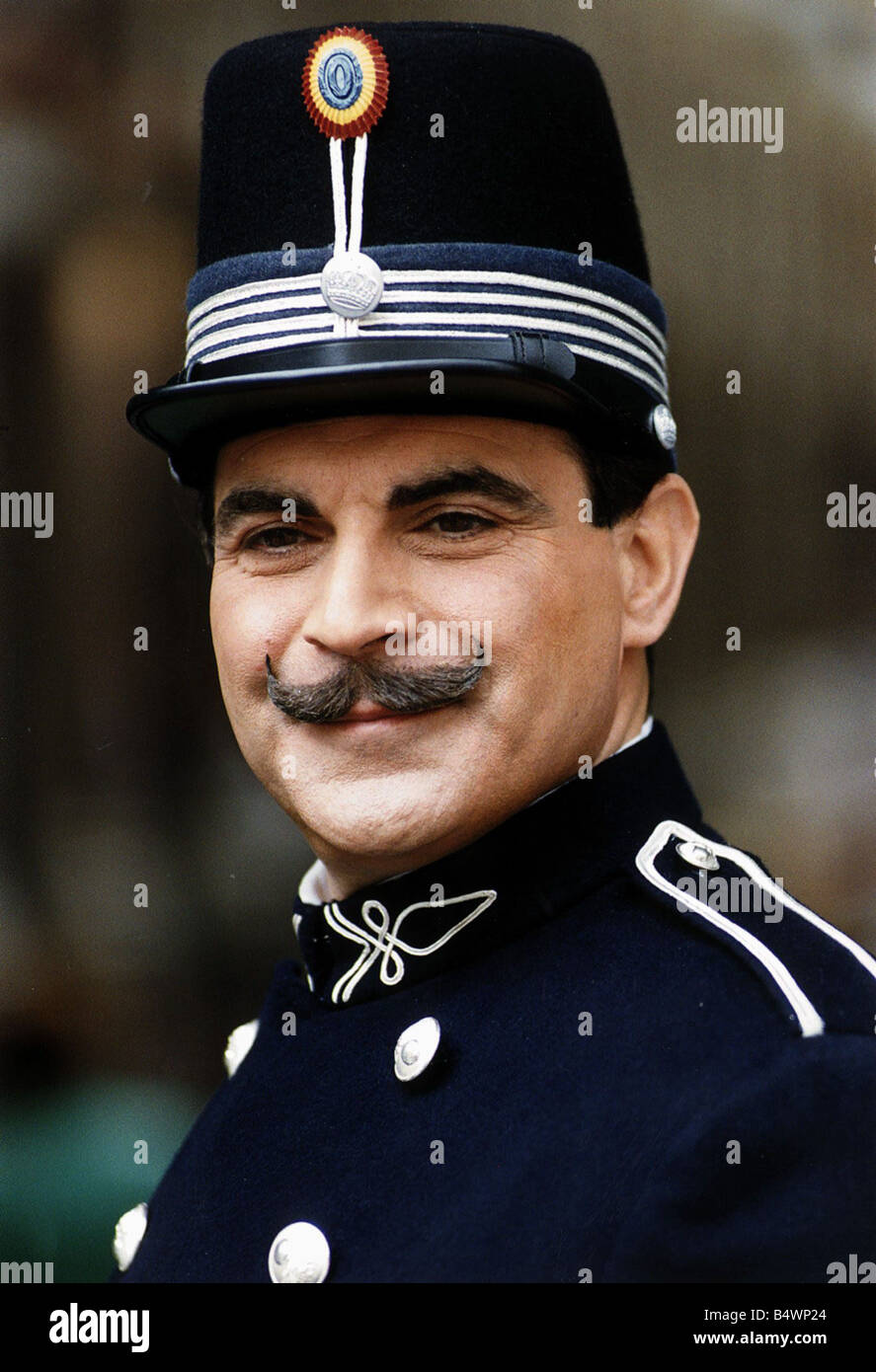 David Suchet Actor dressed in policeman s uniform dbase Mirrorpix Stock Photo