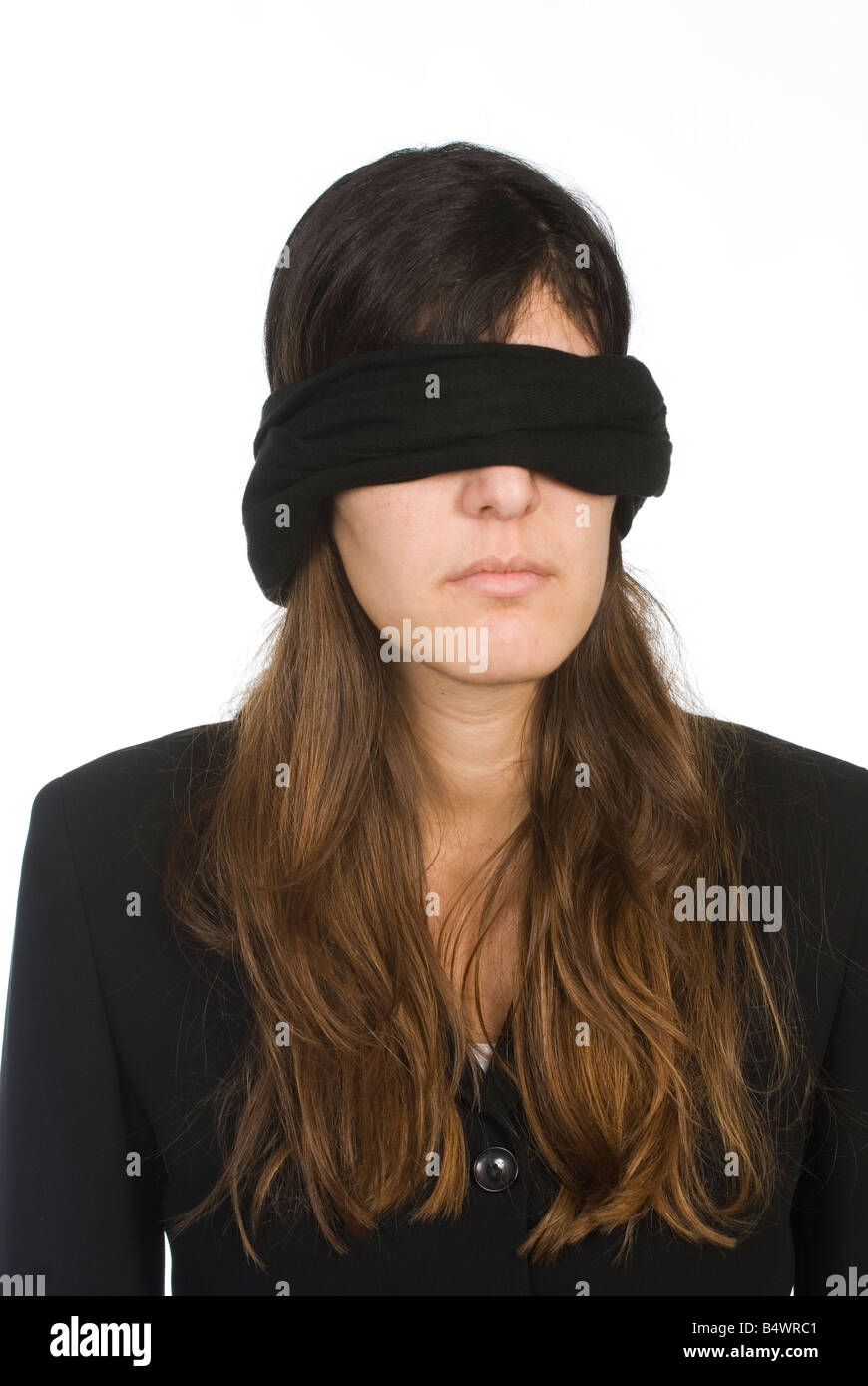 Young blindfolded woman Stock Photo by ©VGeorgiev 100898414