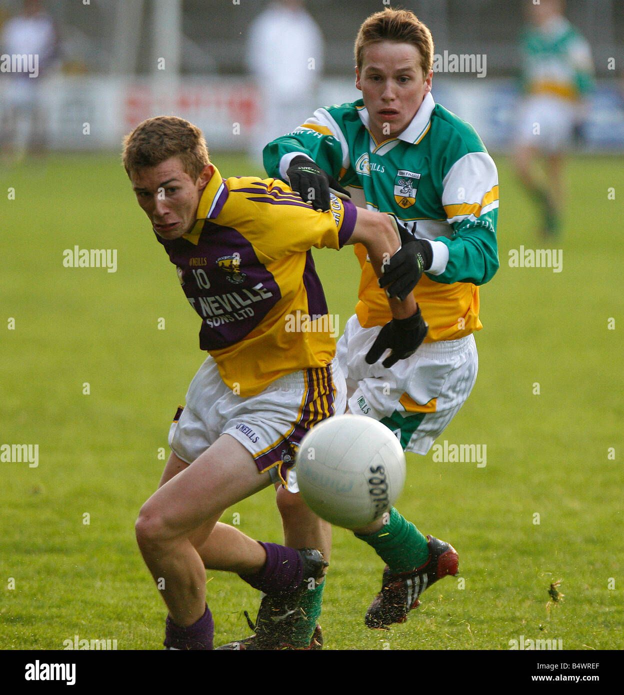 Gaelic football, commonly referred to as 'football', is a form of football played mainly Stock Photo