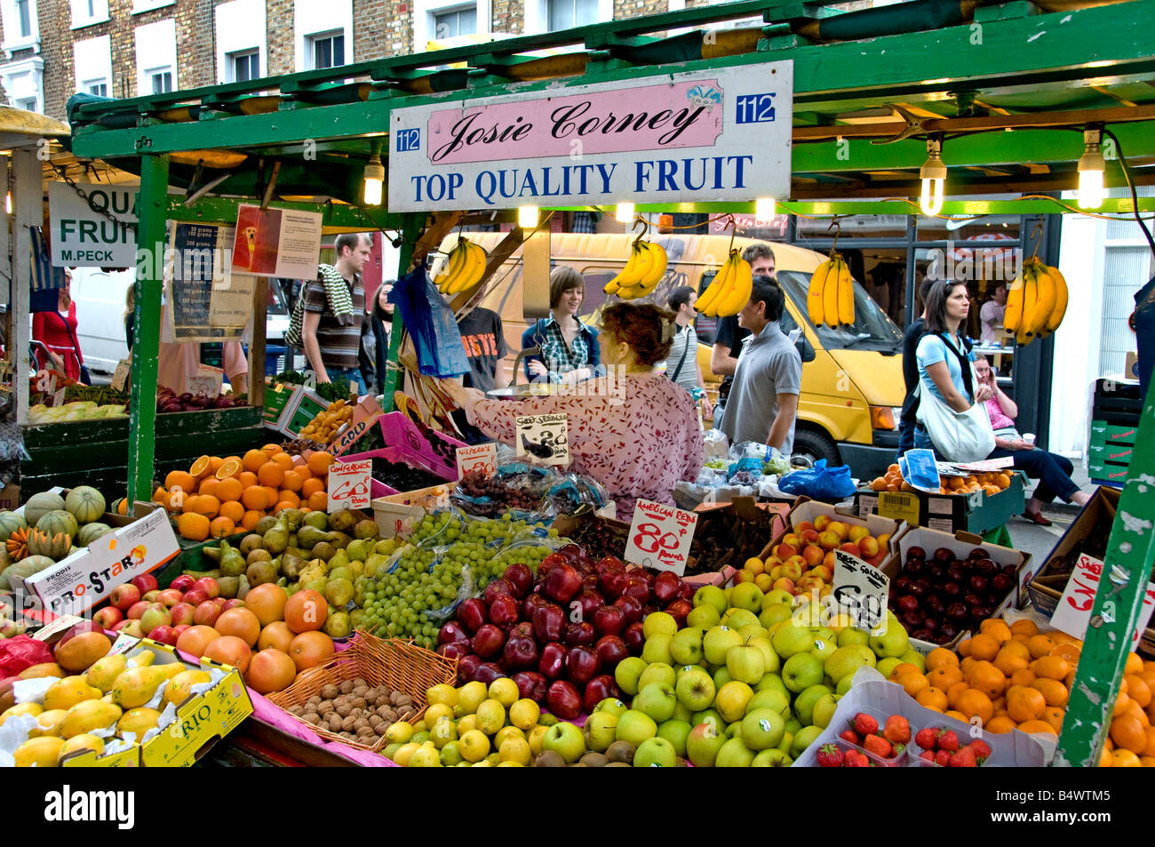 Portobello Road Market Notting Hill London Stock Photo Alamy