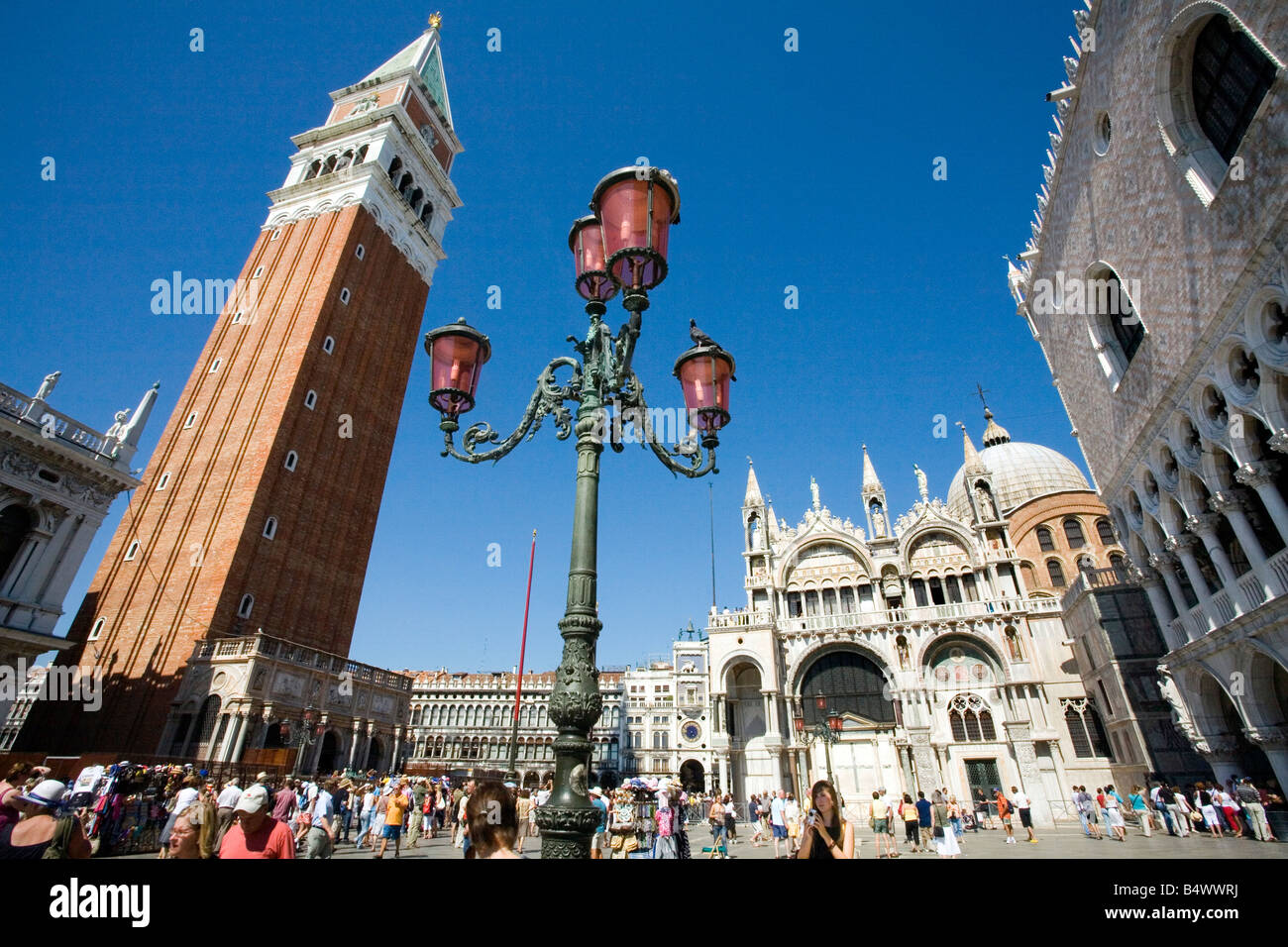 St Marks Square Piazza in Venice Italy Stock Photo