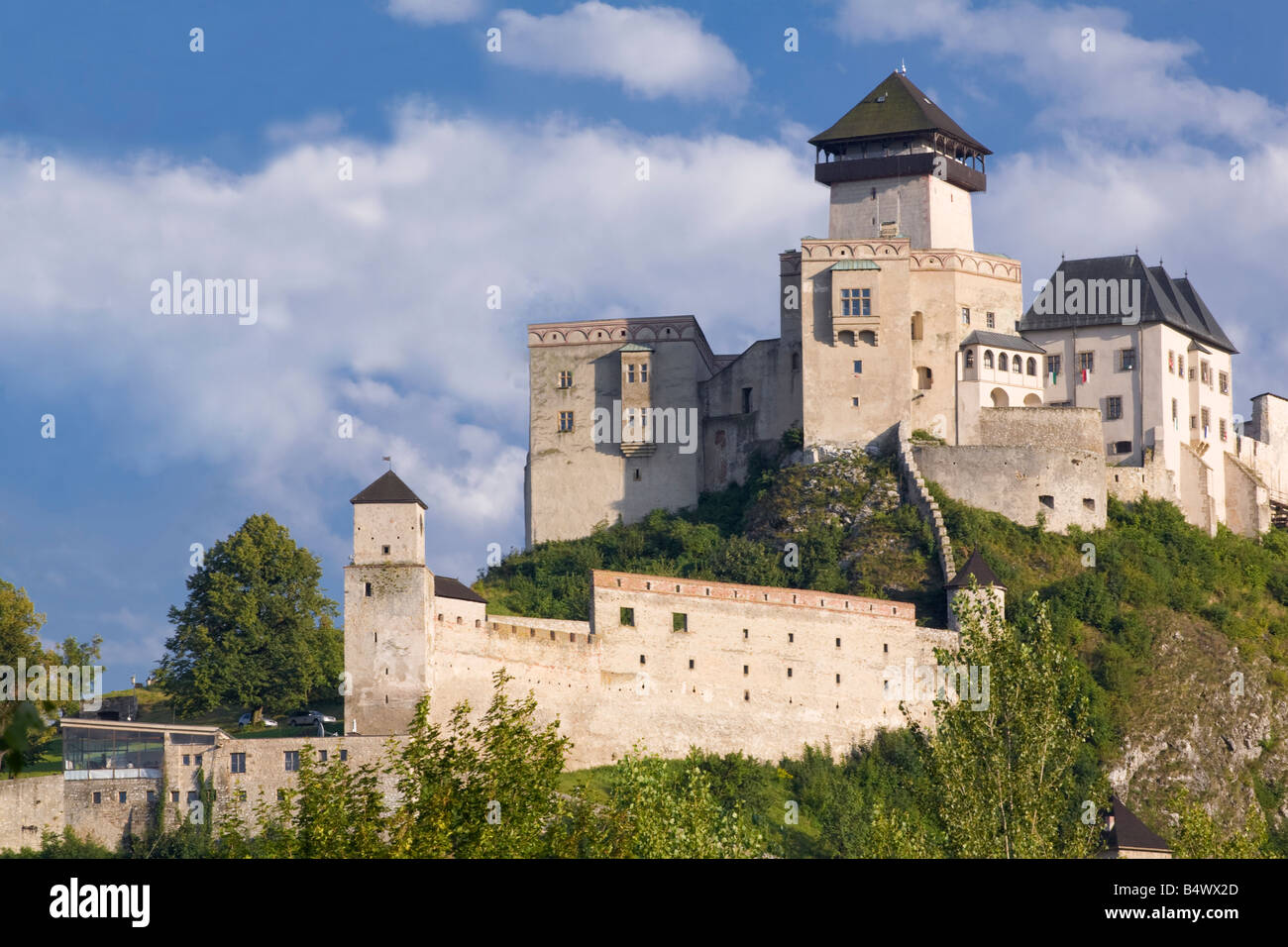 Trencin castle a medival fortified castle, Trencin, Slovakia Stock Photo -  Alamy